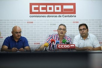 Jesa Gallo, Daniel San Miguel y Jess Villar. Foto, Pedro Puente Hoyos