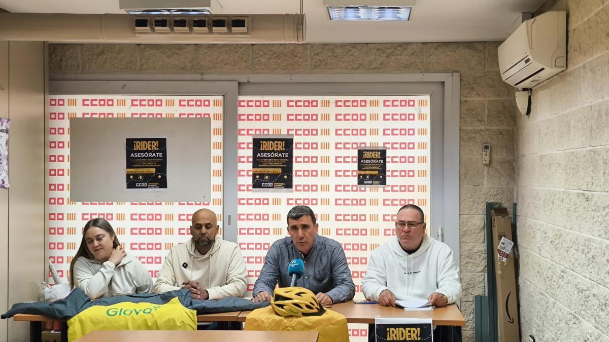 Rueda de prensa realizada en Alicante.