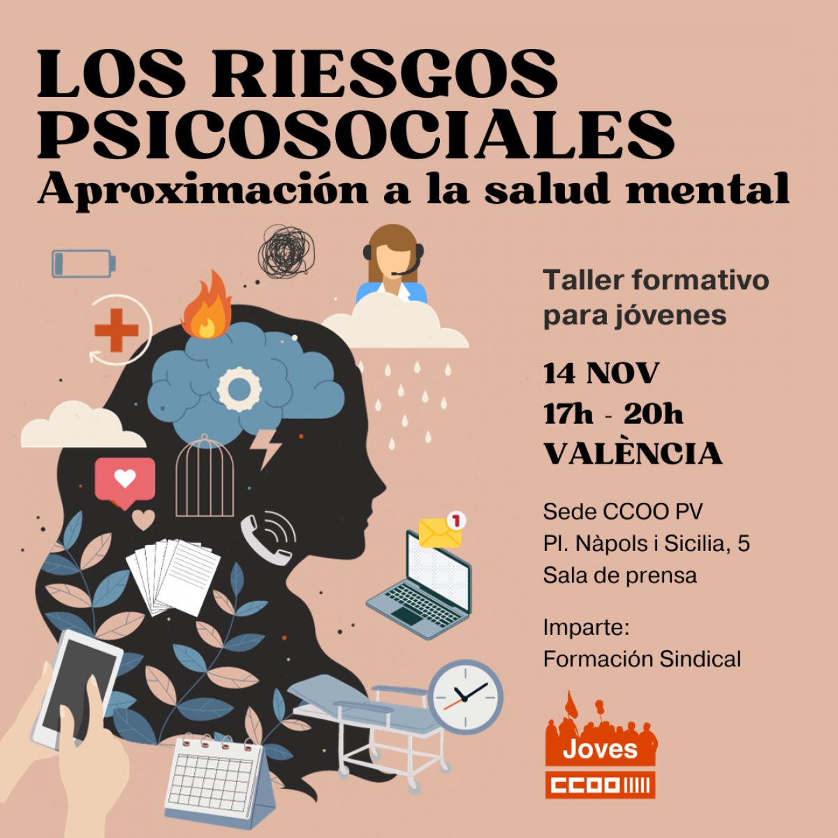 Taller sobre riesgos psicosociales