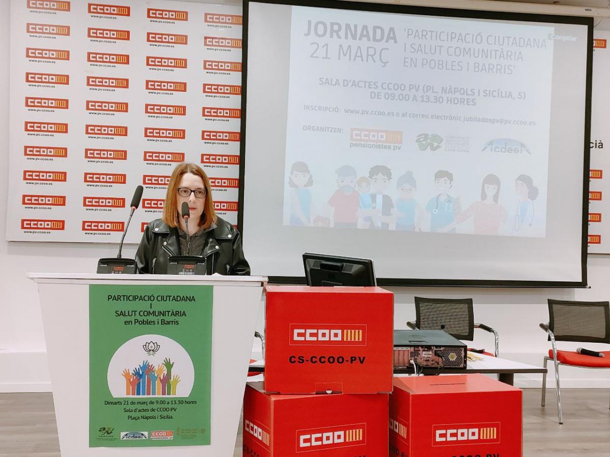 Intervenci de la secretria de Poltiques Pbliques i Protecci Social, Ana Beln Montero