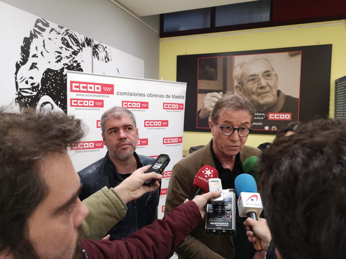Jaime Cedrn y Unai Sordo, ante los medios de comunicacin