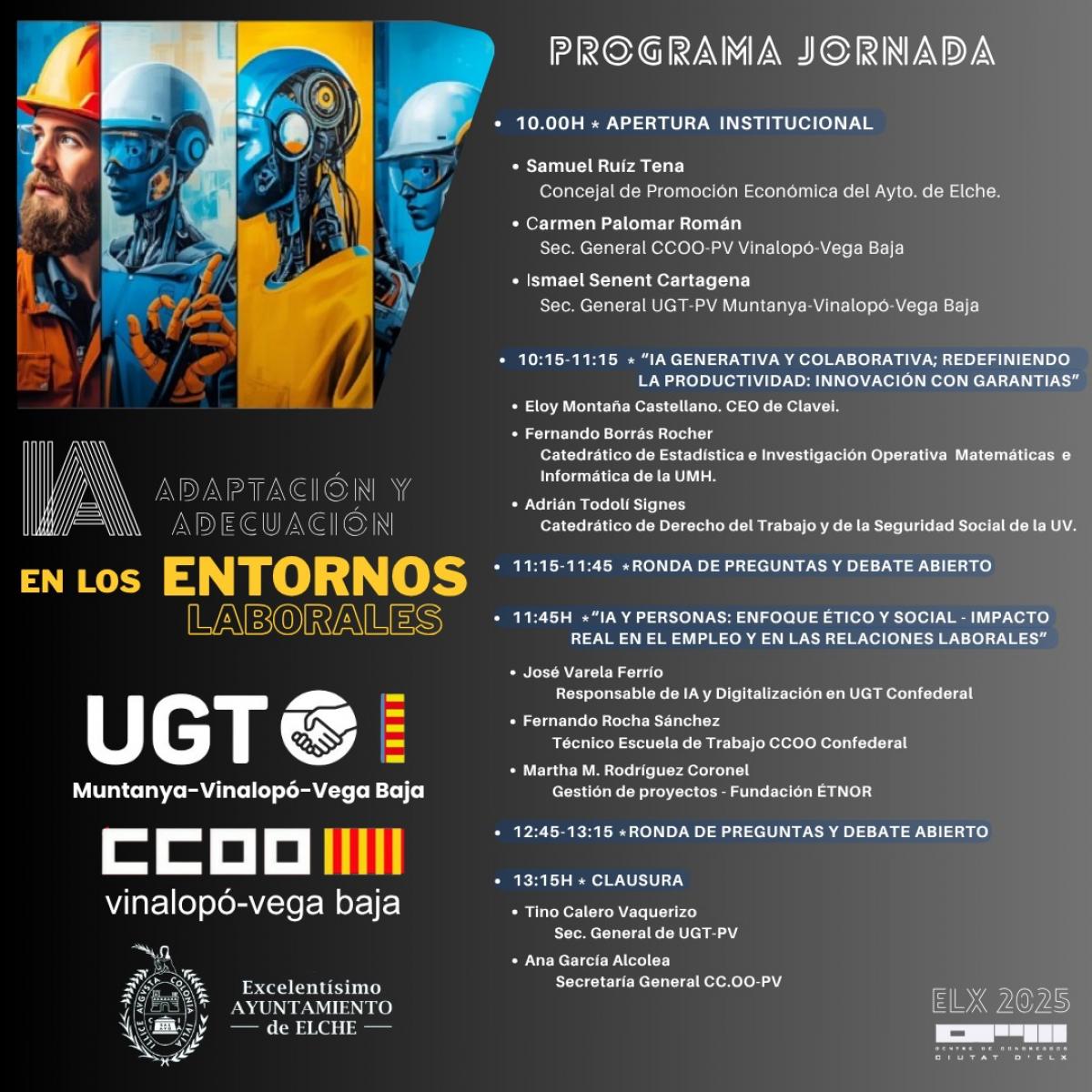 Cartel de la jormada sobre inteligencia artificial