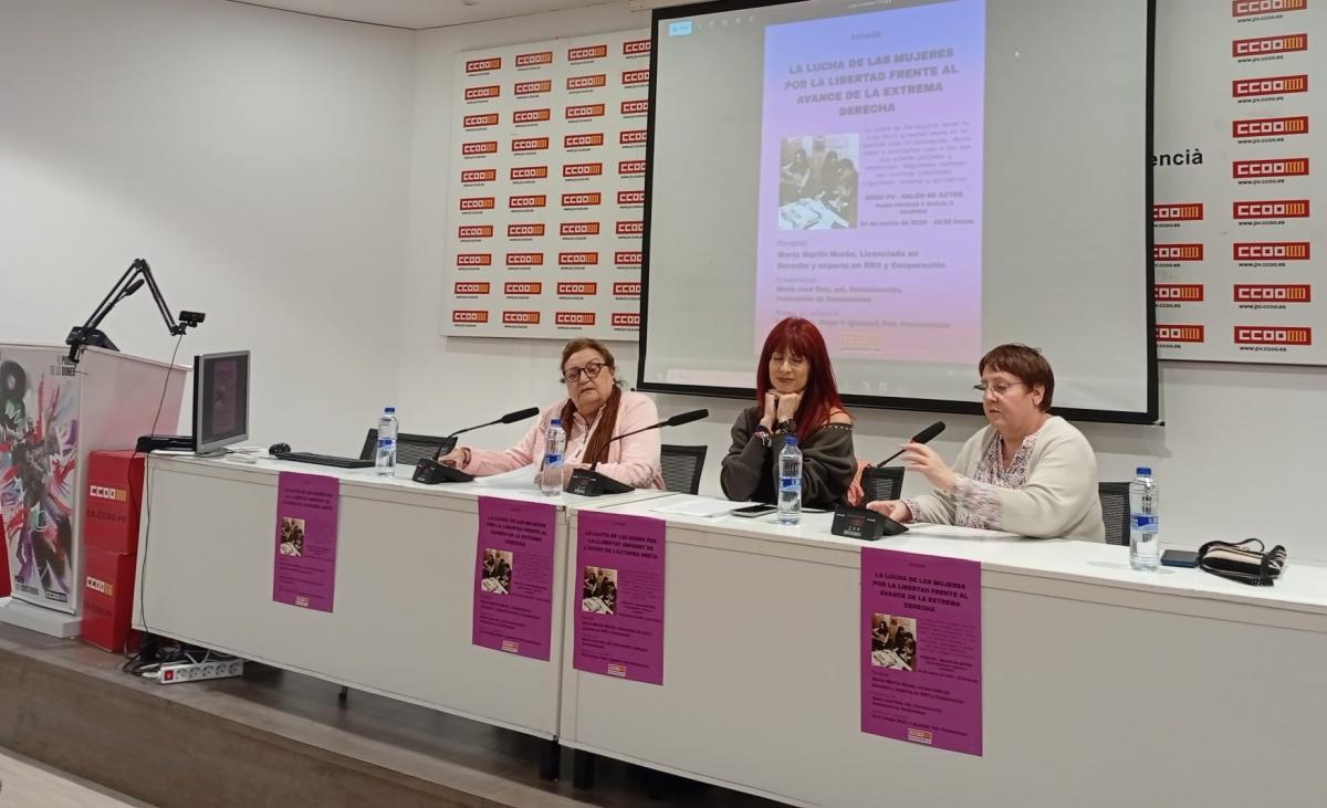 Maria José Ruiz, Marta Marín y Rosa Ganga