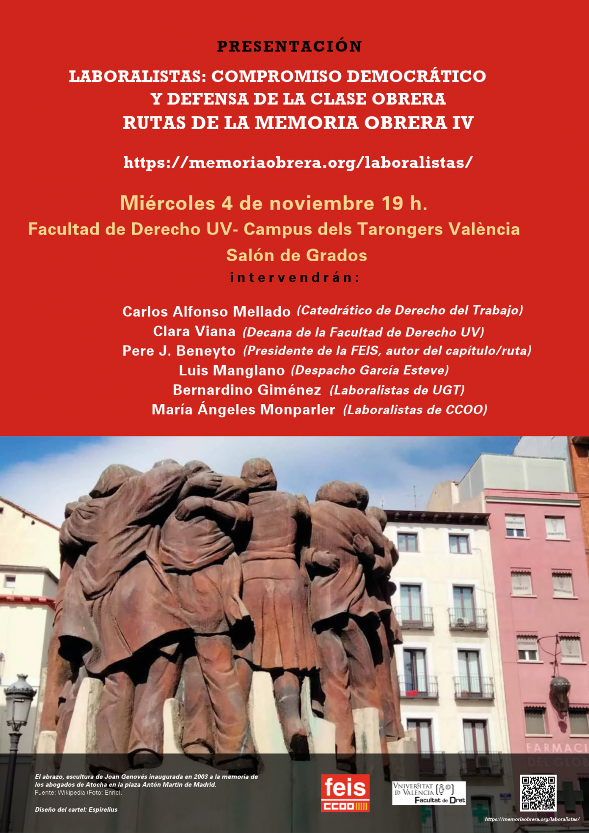 Cartel de la presentación