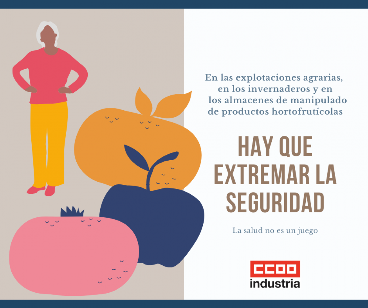 La cesta de la compra est garantizada si se extrema la seguridad en el sector agrario