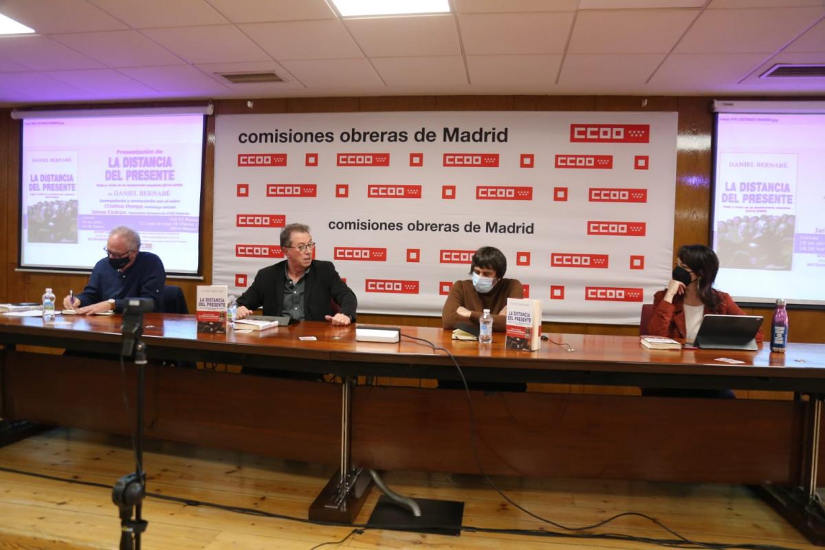 Presentacin del libro, en la sede de CCOO de Madrid