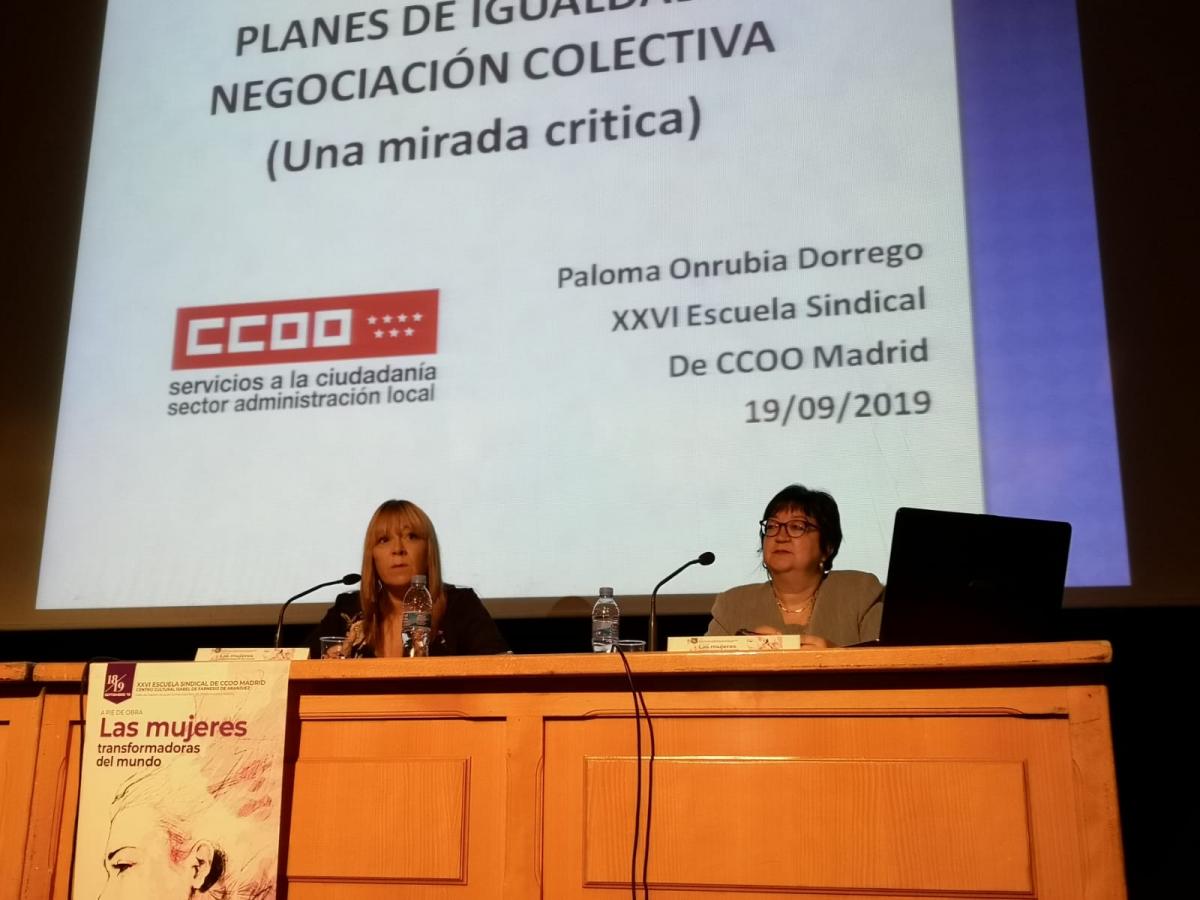 Carmen Mancheo y Paloma Onrubia