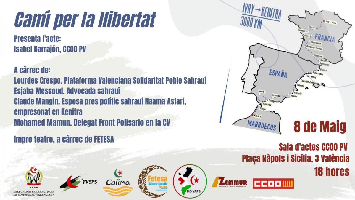 Cartel de la jornada 'Camino por la libertad'