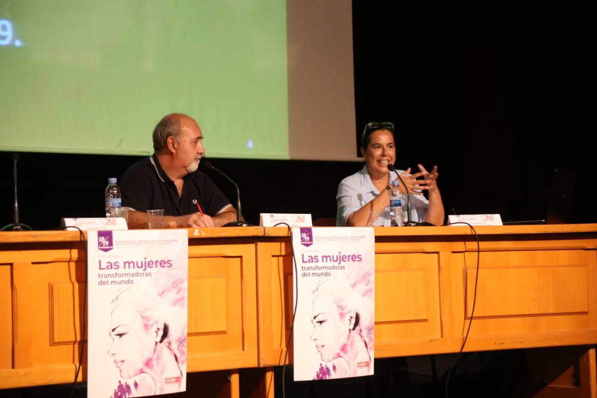 Dina Garzn, junto a ngel Juberas