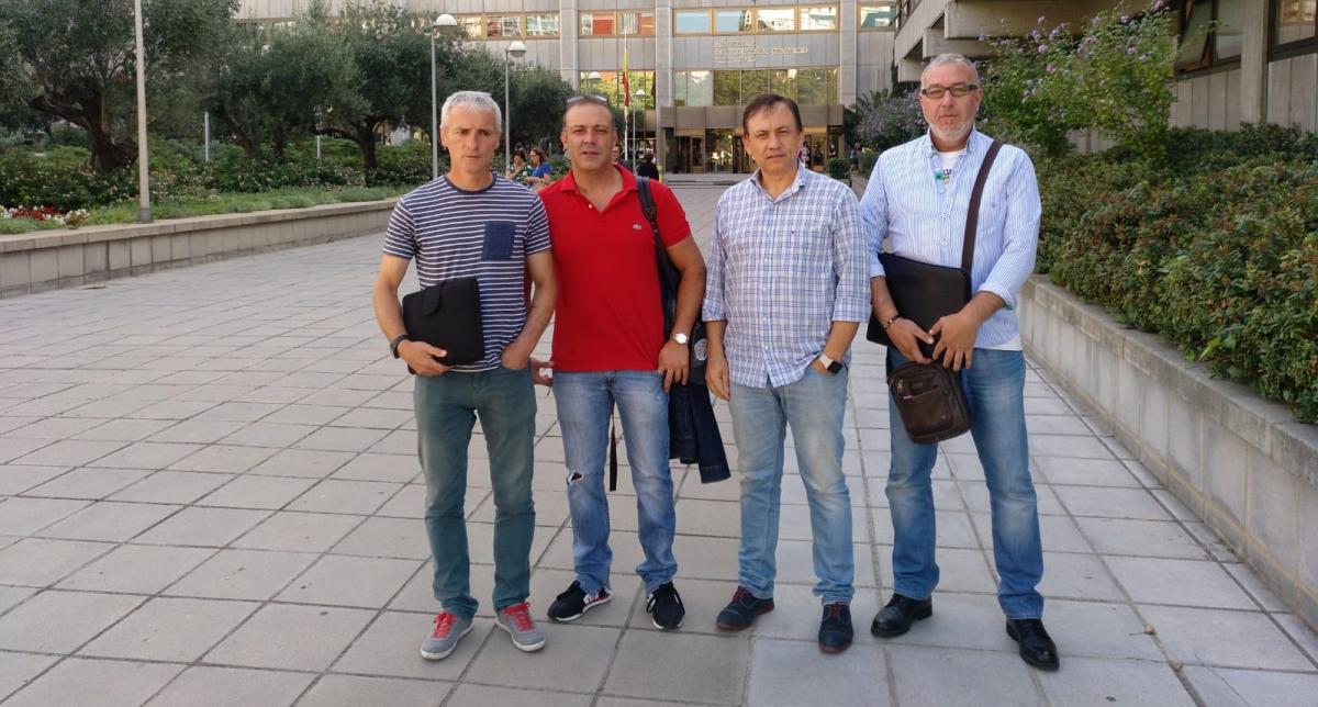 Delegacin de CCOO de Industria que acudi a la reunin