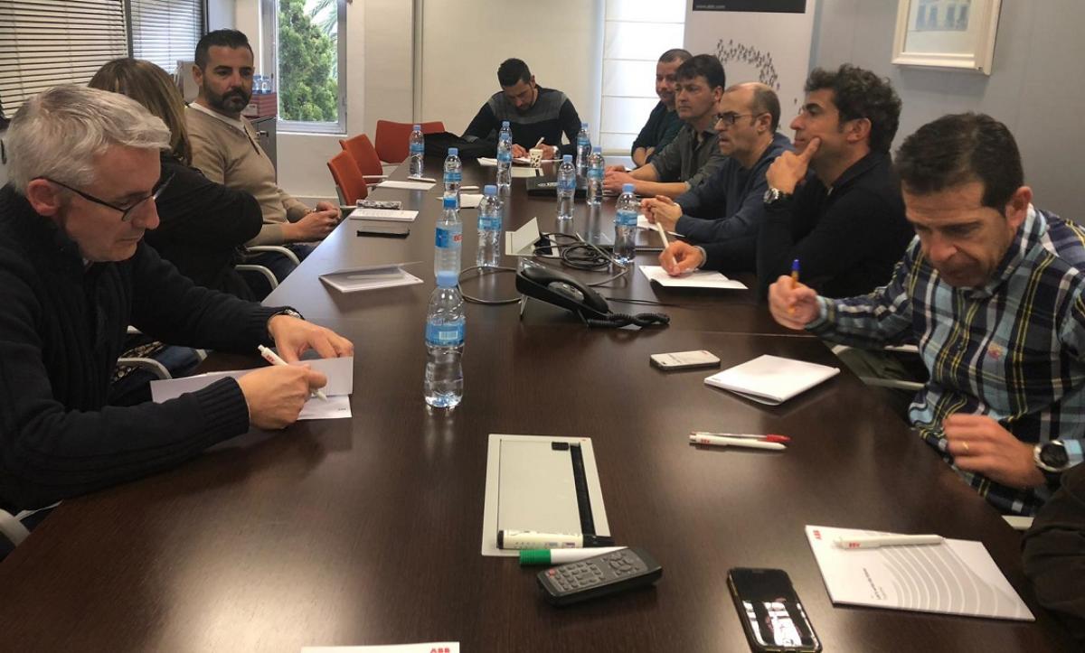 Reunin en Barcelona de la seccin sindical intercentros de CCOO en ABB