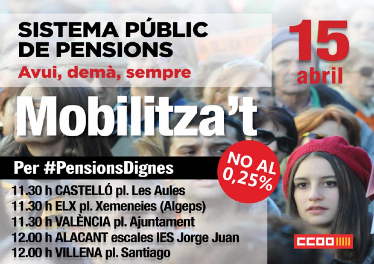 Mobilitzaci sitema pblic de pensions