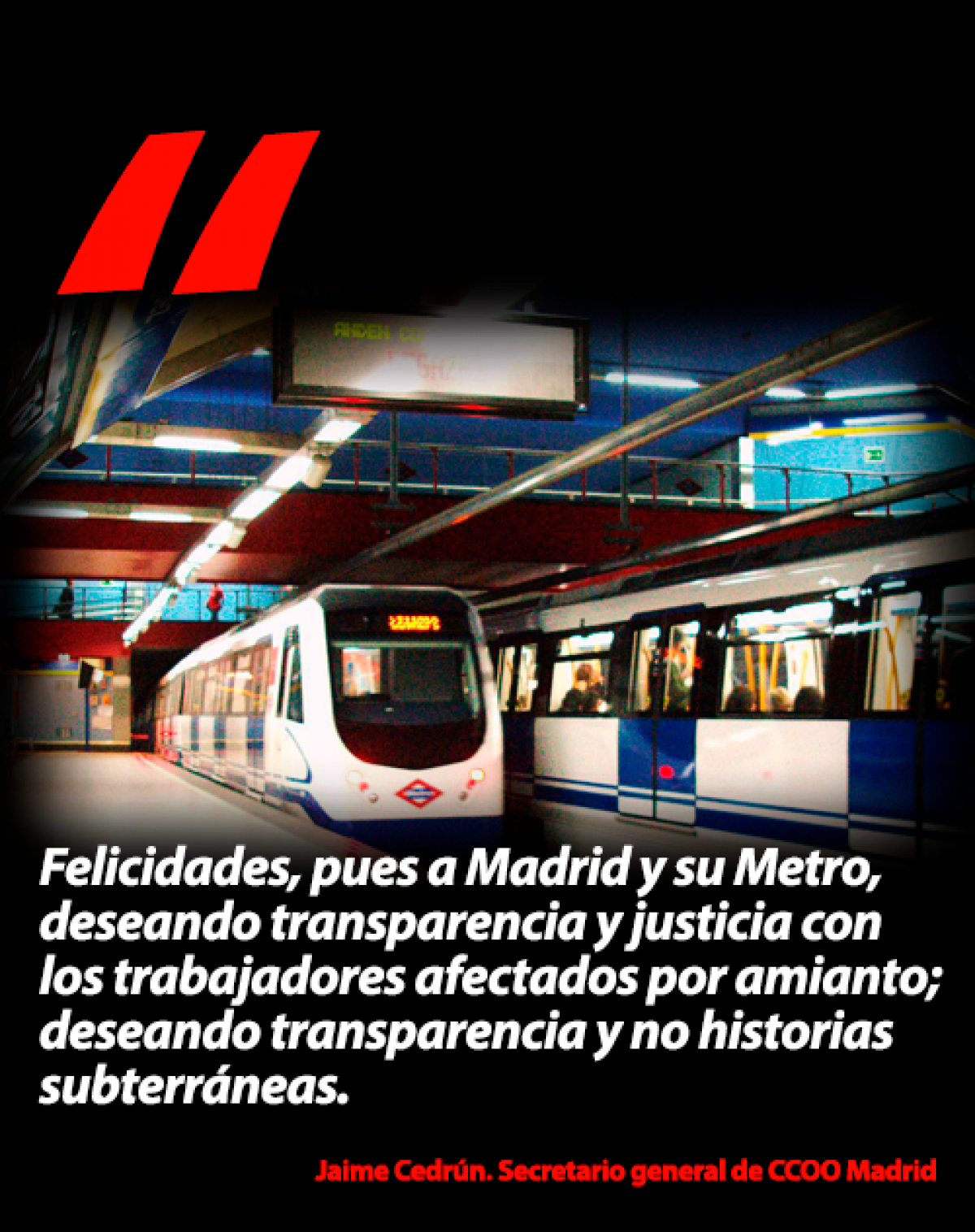 100 aos de Metro e historias subterrneas