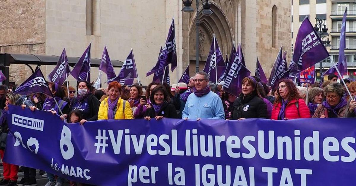 Manifestaci a Valncia.