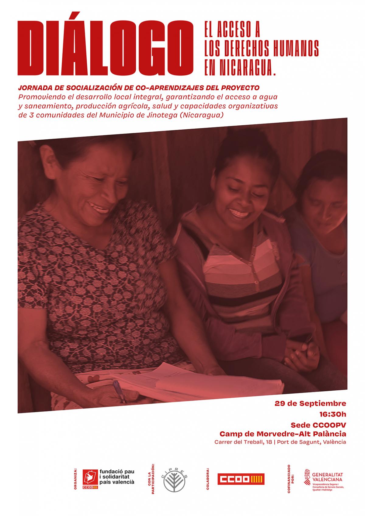 Cartell dileg en la UI CCOO Camp de Morvedre