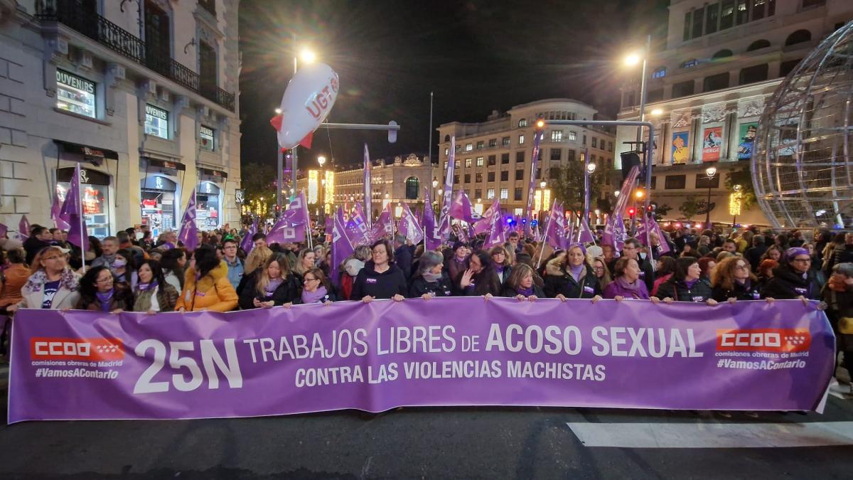 Manifestacin del 25N en Madrid