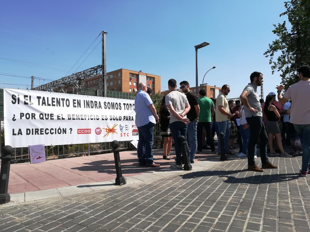 Movilizacin de la plantilla de Indra Torrejn en el verano de 2019