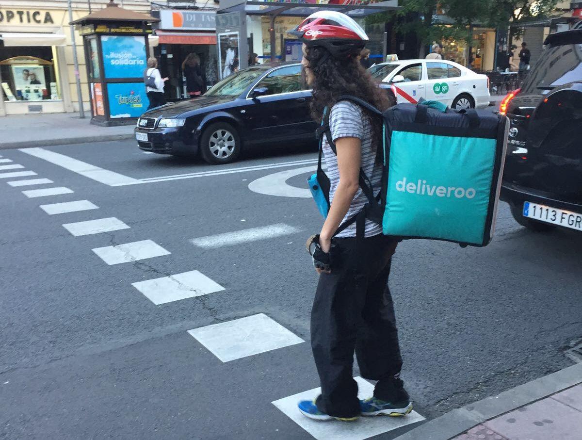 Repartidora de Deliveroo