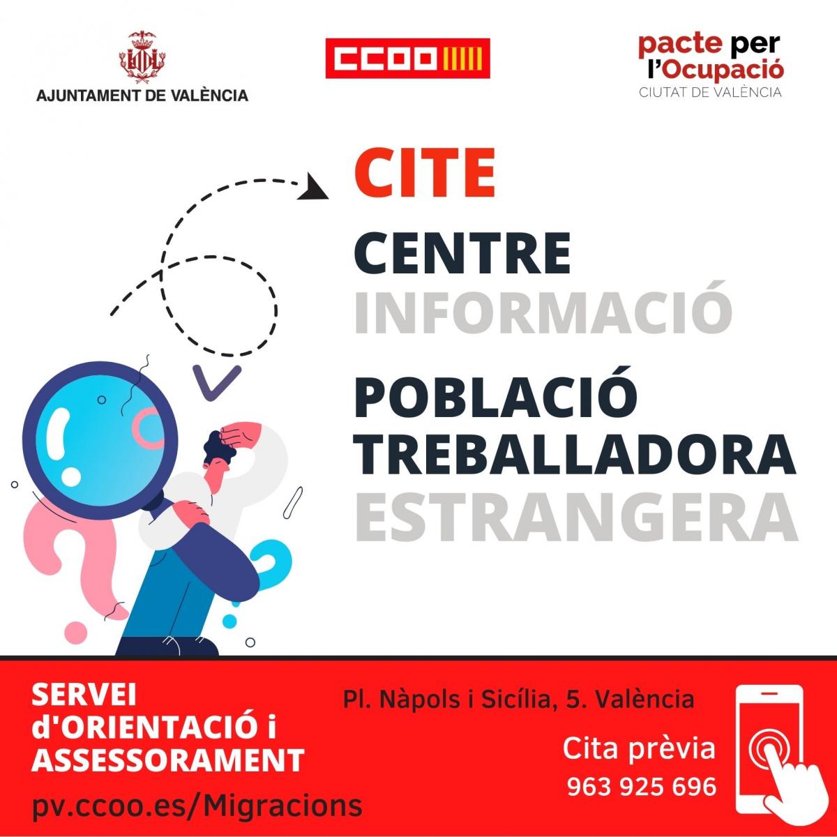 Fullet assessorament persones estrangeres Pacte Valncia