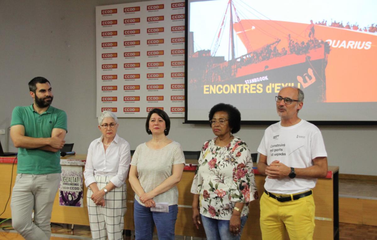 Presentaci de la projecci i del colloqui al voltant del documental.
