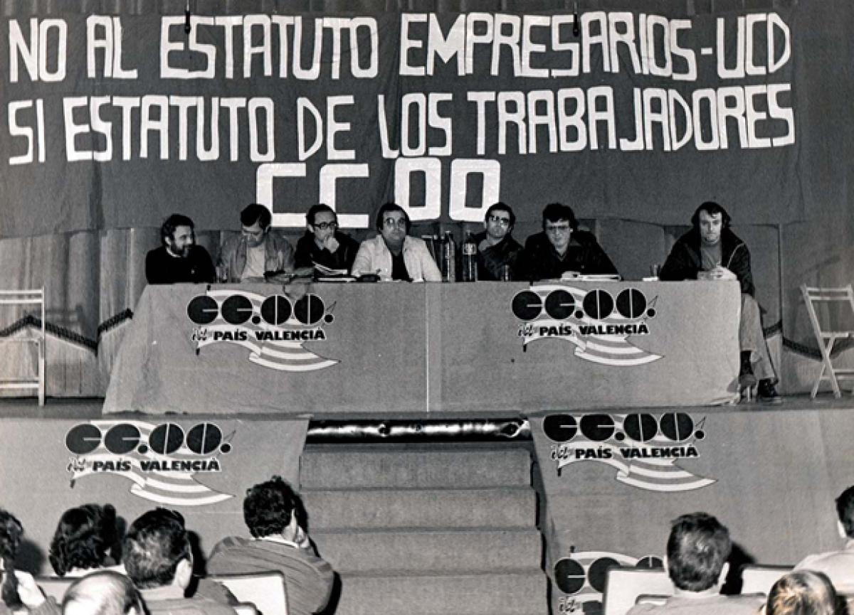 Campaa contra el proyecto de ET de la UCD, 1979. Archivo histrico CCOO PV