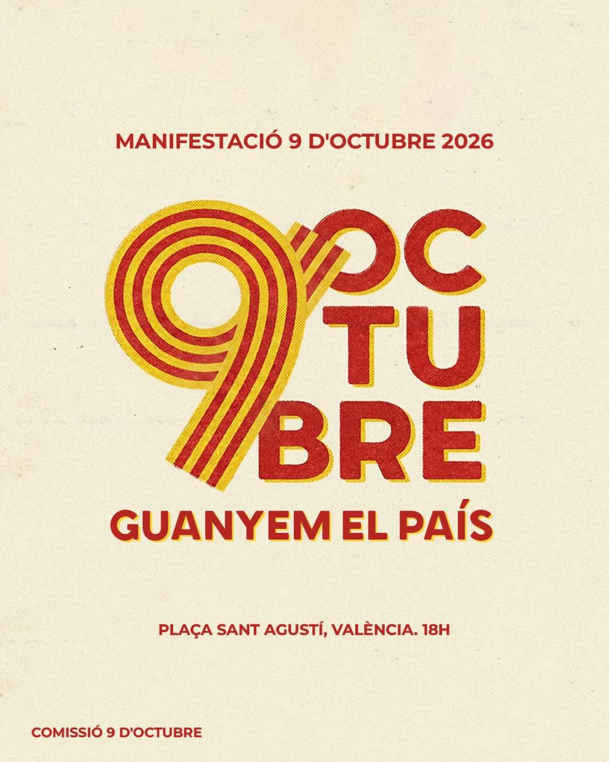 Cartell 9 d'octubre 2026