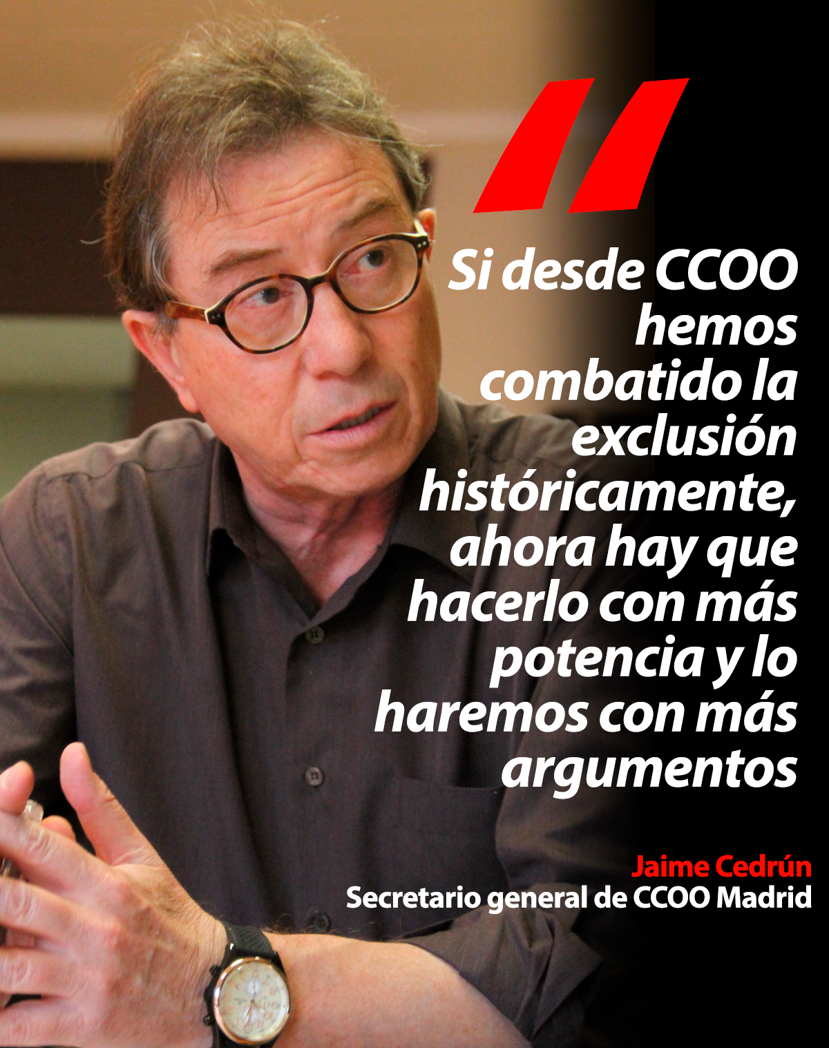Ahora ms que nunca, rescatar a las personas