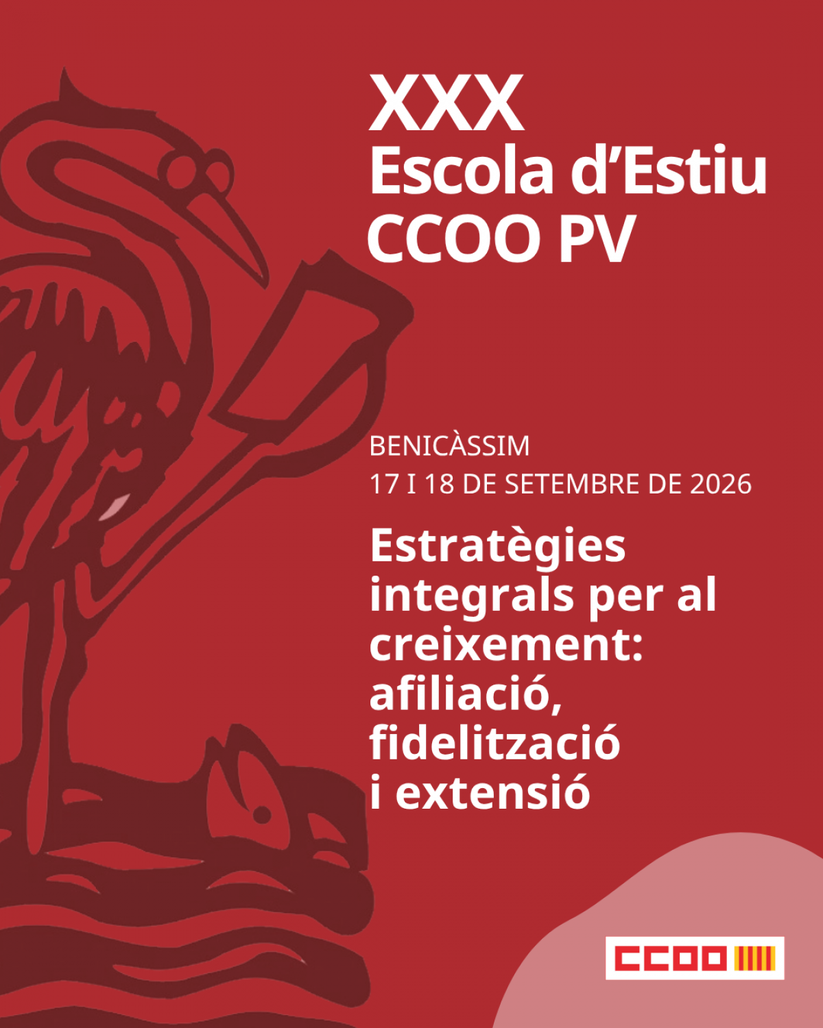 XXX Escola d'Estiu de CCOO PV 2026