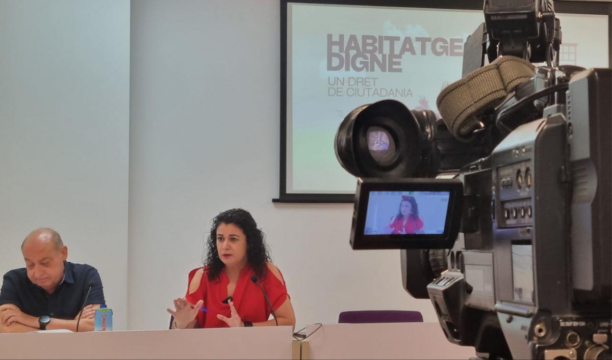 Presentaci de la campanya 'Per un habitatge digne: un dret de ciutadania.