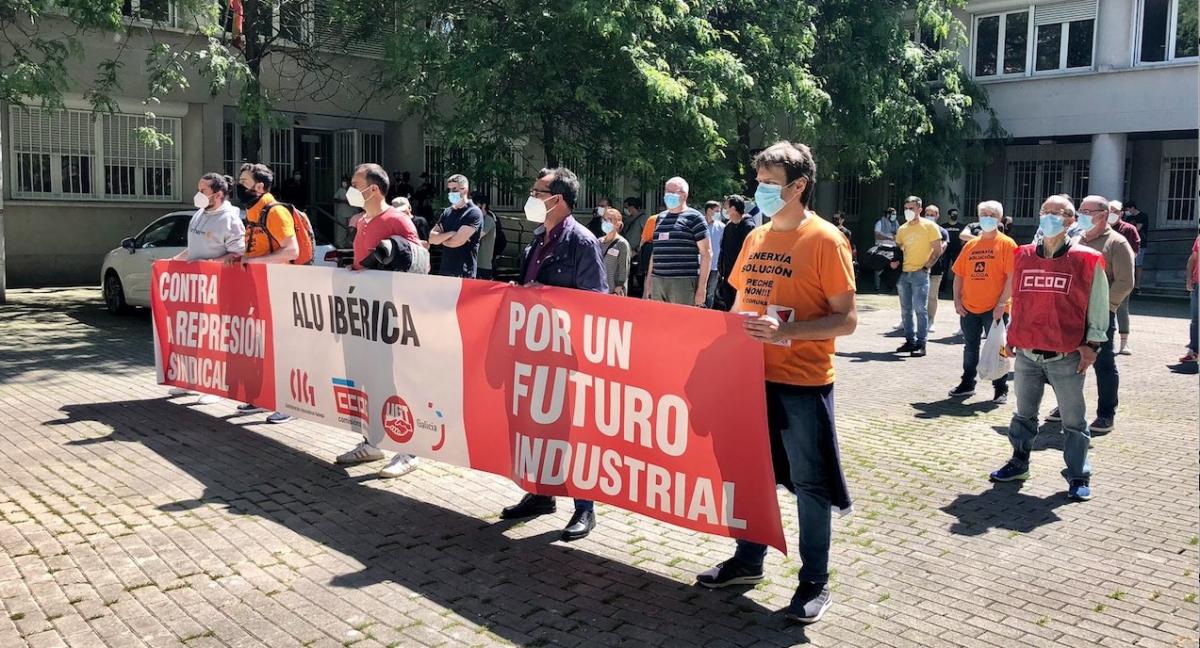 Concentracin de la plantilla de Alu Ibrica A Corua