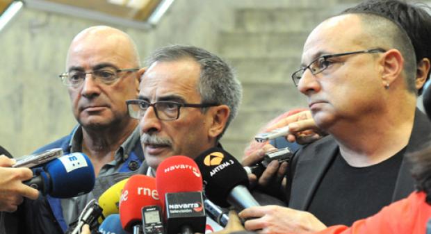 En primer plano, Ramn Grriz y Agustn Martn
