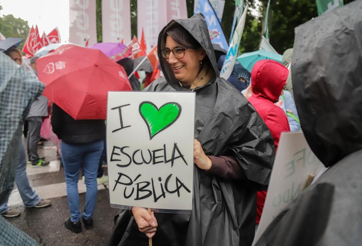 Manifestacin por la educacin pblica