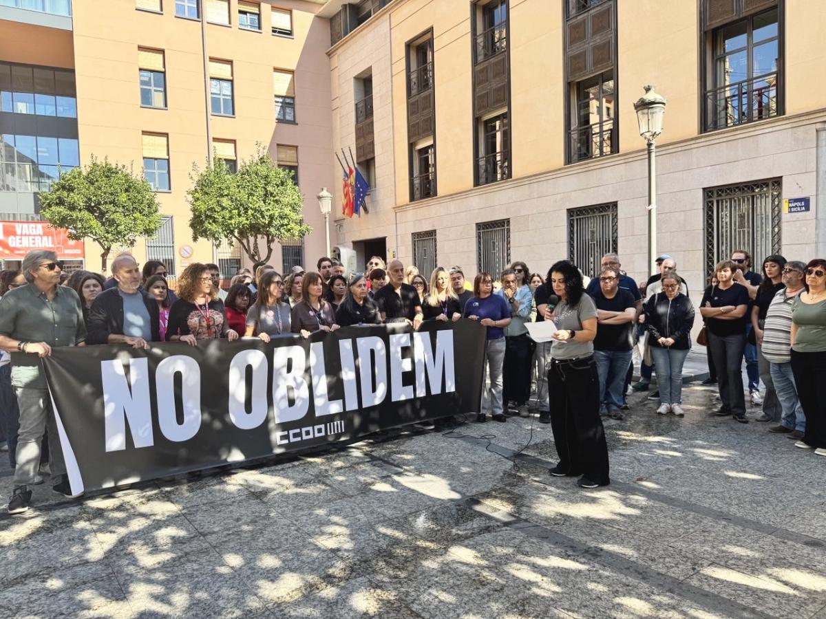 Homenatge a les víctimes de la dana.