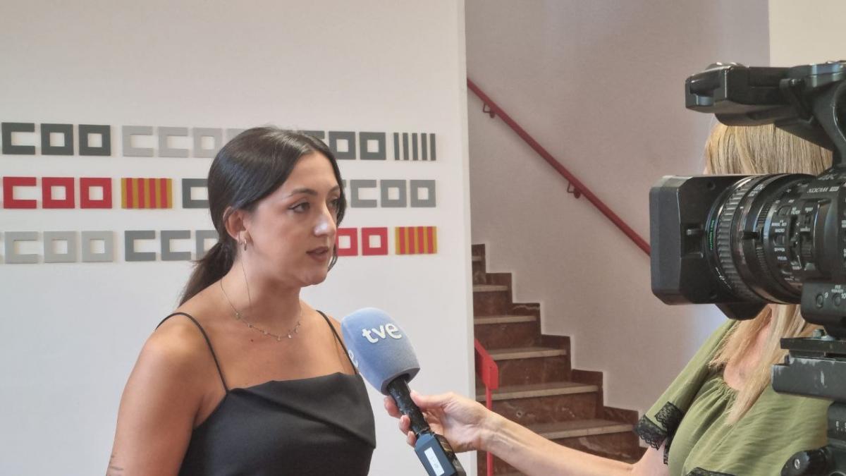 Roco Pascual, secretaria de Empleo y Juventud de CCOO PV.