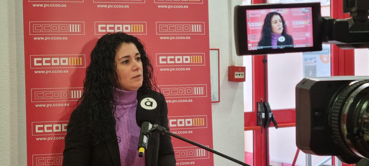 La secretria general de CCOO PV, Ana Garca.