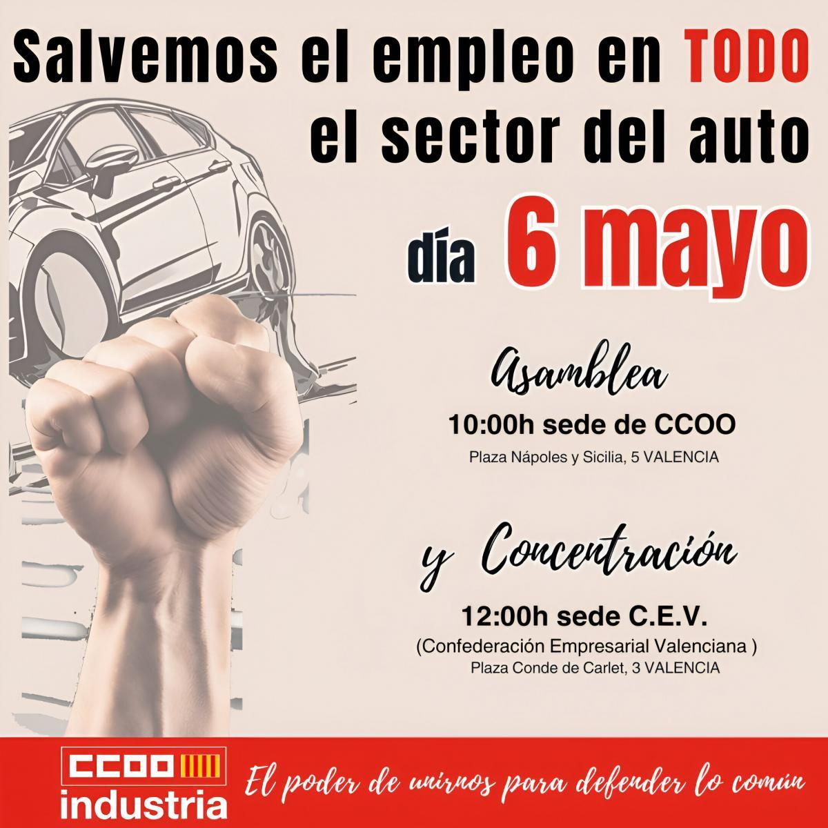 Salvem l'ocupaci en el sector de l'auto.