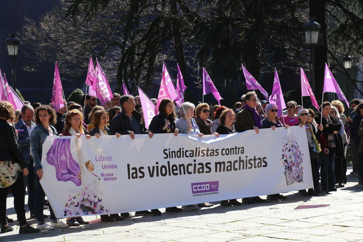 Concentracin contra la violencia machista