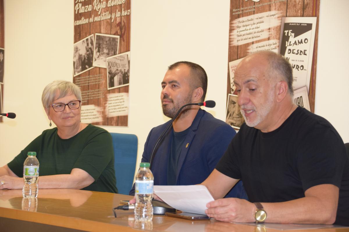Teresa Nieto, Nahuel Gonzlez i Andrs Bermejo.