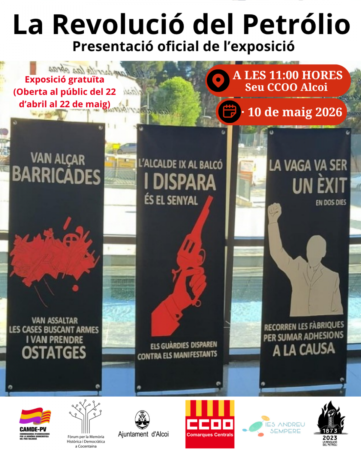 Cartell de la mostra La Revolució del Petrólio