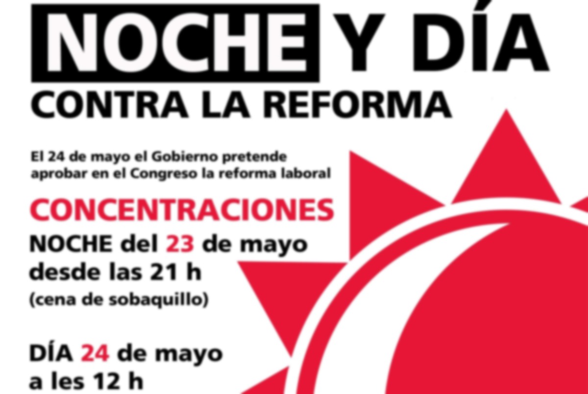 Nuevas concentraciones contra la reforma laboral.