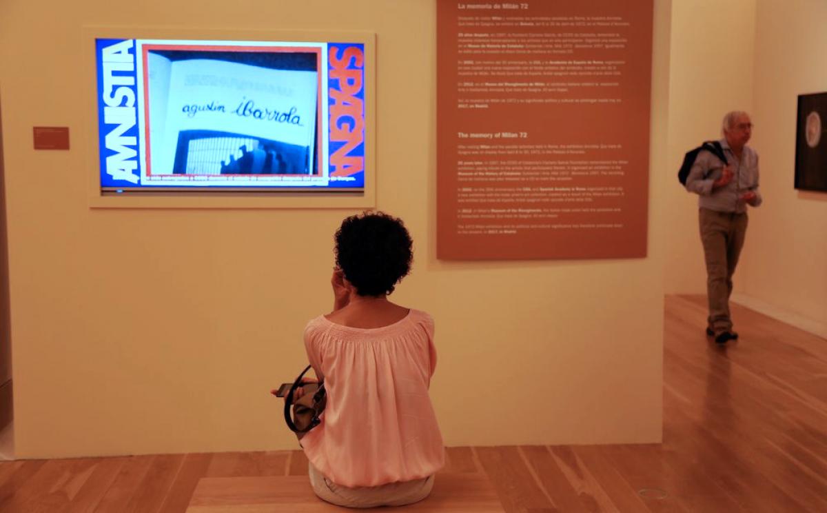 Exposicin "Amnista, que trata de Spagna", en el Museo de Madrid