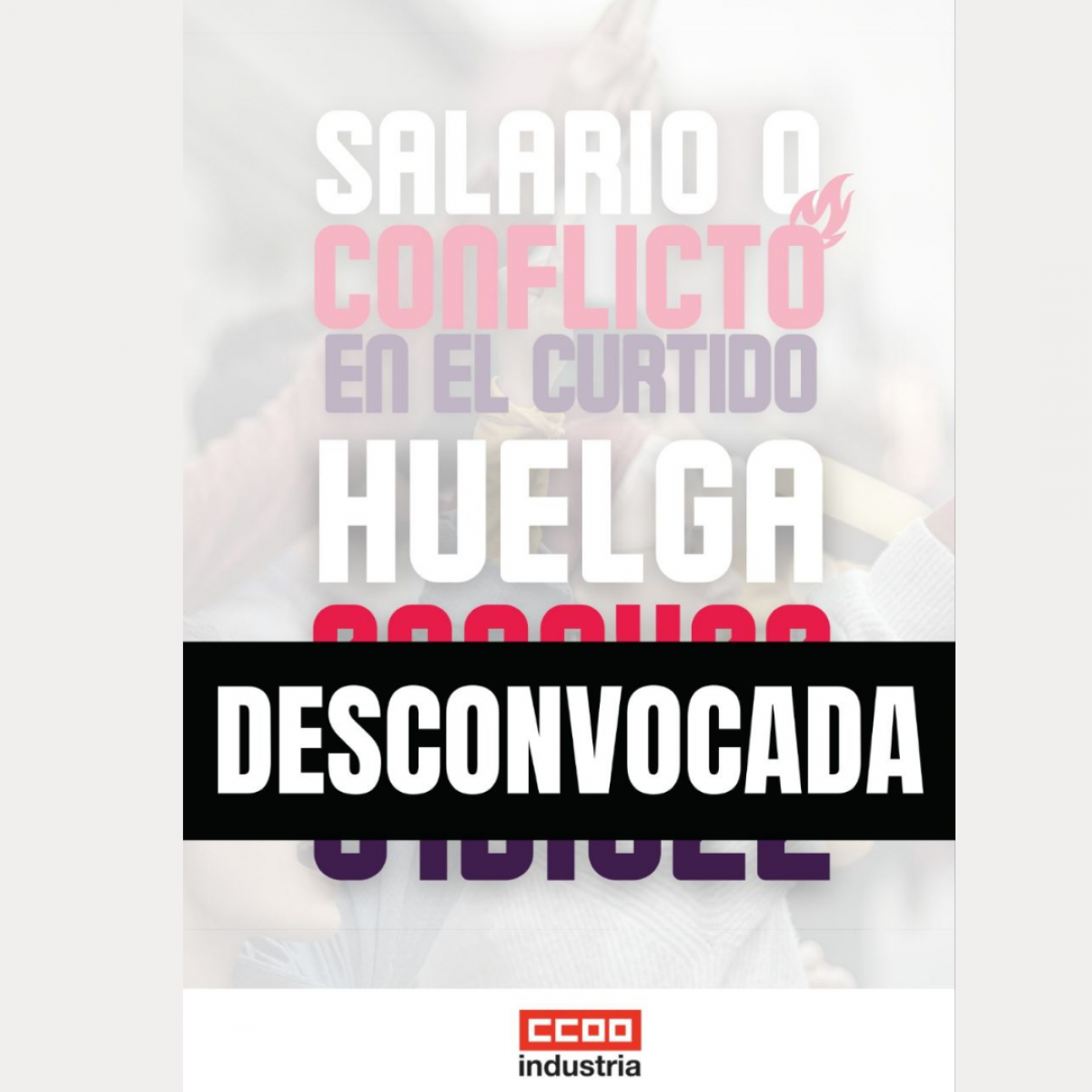 desconvocada la huelga en el sector del curtido