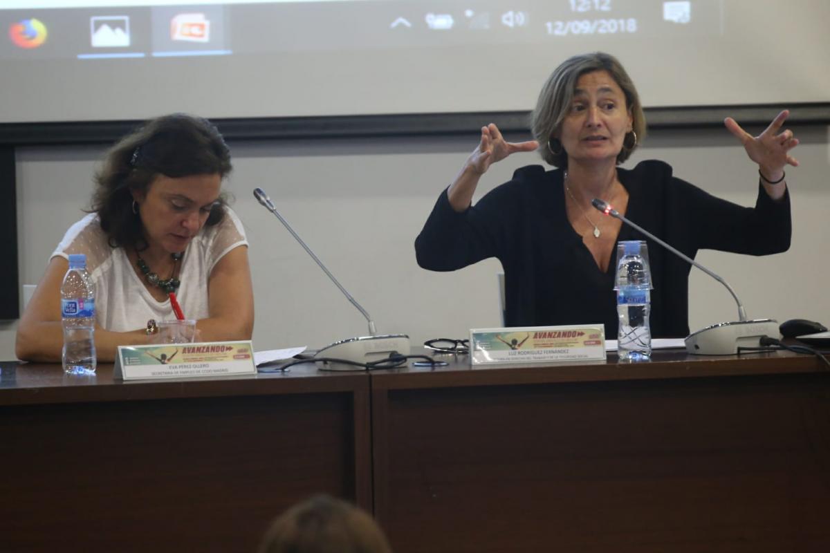 Un momento de la intervencin de Luz Rodrguez