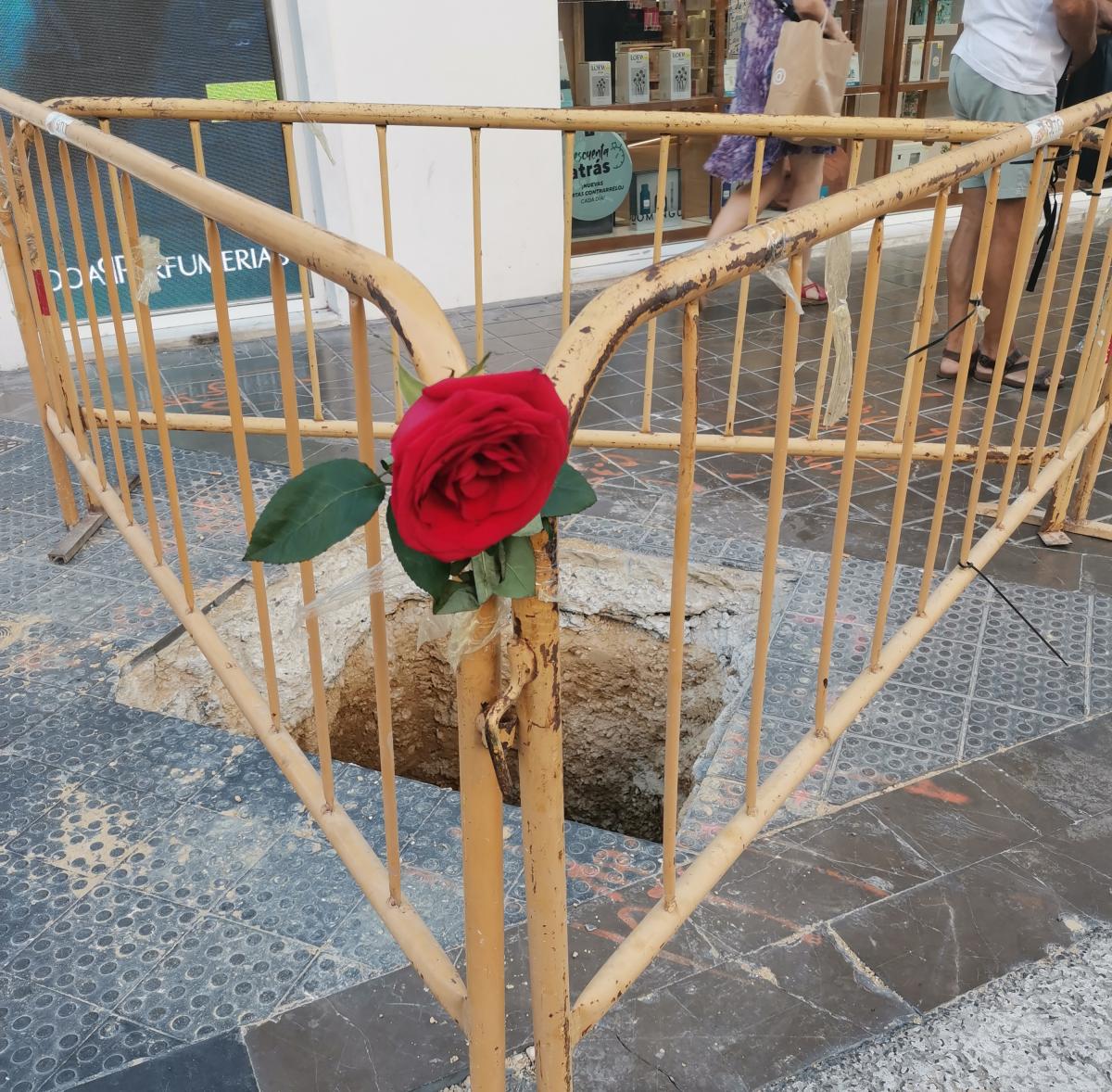 Imagen real del centro de Valencia
