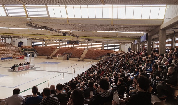 Momento de la asamblea convocada esta maana