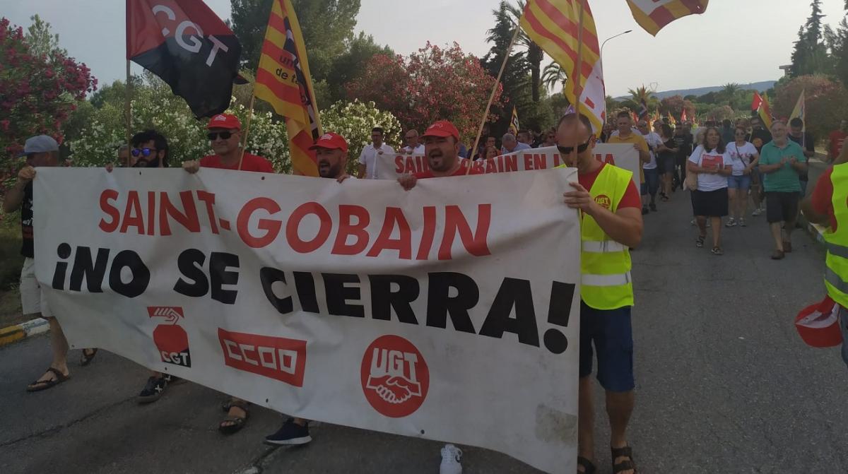 Una de las ltimas movilizaciones de Saint-Gobain Arbo