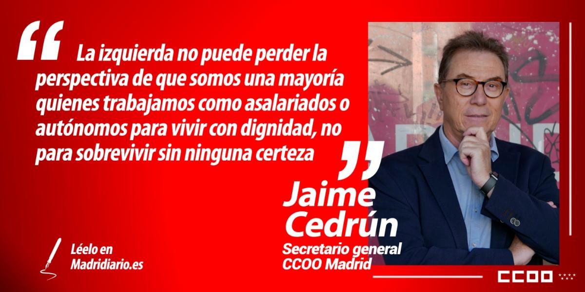 Artculo de opinin de Jaime Cedrn del 27 de mayo de 2021