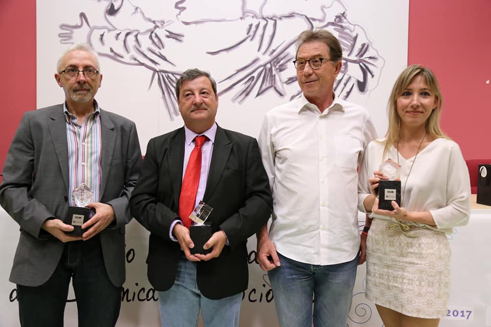 Madridiario, Jess Sebastin y Luis de la Calle recogen su premio Pilar Blanco 2017