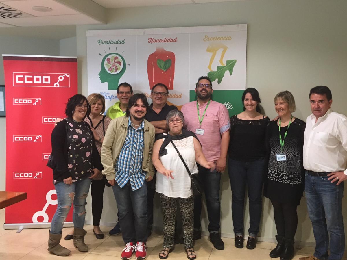 Con los delegados de Florett en Milagro
