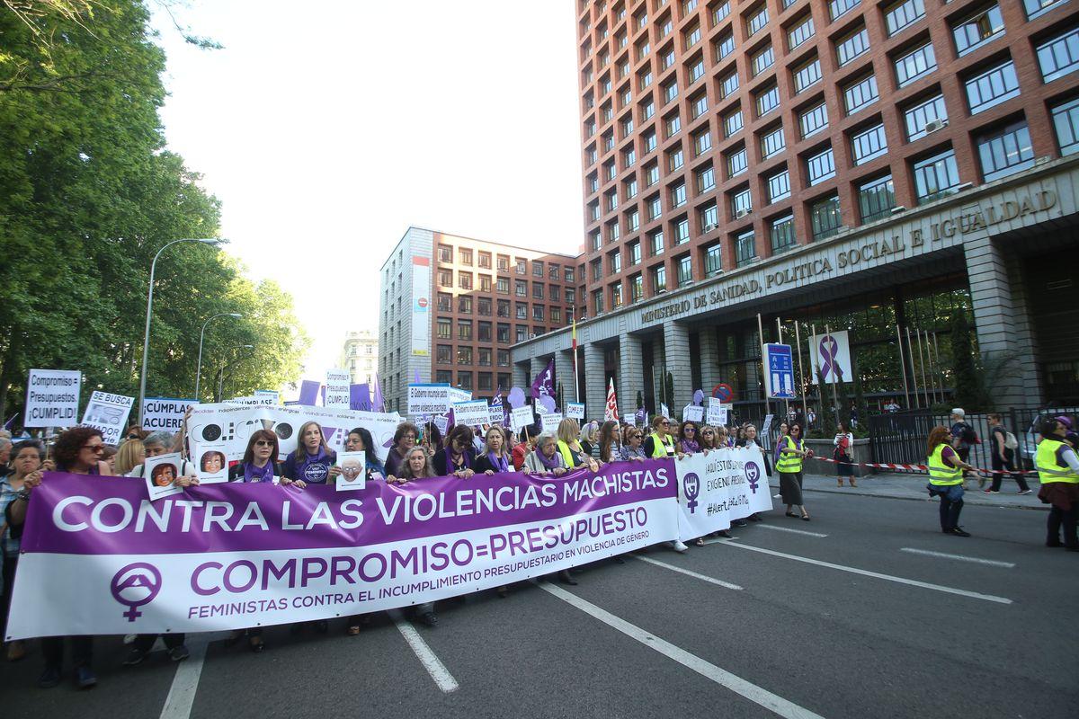 Manifestacin contra las violencias machistas